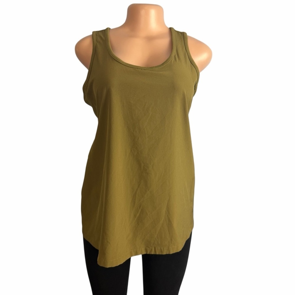 3/$30 ☀️ ATHLETA Passenger Tank Top Athleisure Gym in Acacia Green Olive